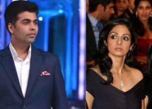 Photo of Sridevi upset with Karan Johar?