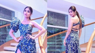 Photo of Shilpa Shetty upped the glamour quotient in this Gaurav Gupta dress
