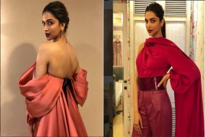 Photo of Deepika’s different shades of red during Padmavati promotions