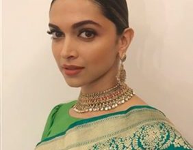 Photo of Deepika Padukone looks like royalty in green sari