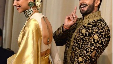 Photo of Deepika and Ranveer looked royal at their Bengaluru wedding reception.