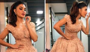 Photo of Jacqueline Fernandez looks like a princess in Dar Sara gown