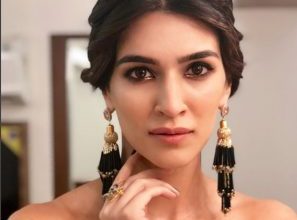 Photo of Kriti Sanon glitters in a silk mustard gown