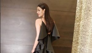 Photo of Kajal Aggarwal looks stunning in black gown from Mark Bumgarner