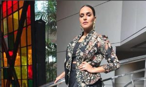 Photo of Neha Dhupia looked beautiful in floral print