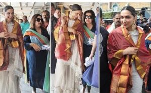 Photo of On 10 years of Om Shanti Om Deepika Padukone and Farah Khan visits Tirumala Temple