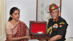 Photo of Nirmala Sitharaman prefers soldiers calling her Raksha Mantri