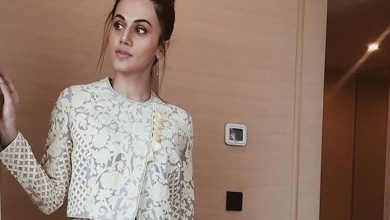 Photo of Taapsee Pannu looked pretty in this white co-ordinated separates