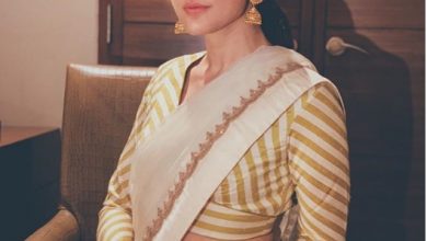 Photo of Taapsee Pannu looks lovely in this beige sari