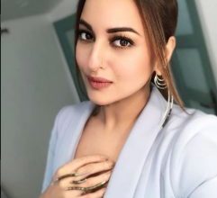 Photo of Sonakshi Sinha looks elegant in a pale blue suit from Lavish Alice