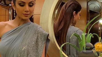 Photo of Shilpa Shetty nails this off-shoulder asymmetrical dress