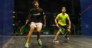 Photo of TANDON BEATS TOP SEED BORJA IN CCI SQUASH