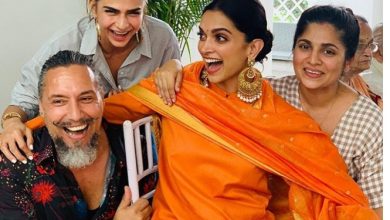 Photo of Deepika Padukone looked beautiful in this bright orange salwar suit from Sabyasachi