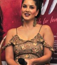 Photo of Sunny Leone fails to deliver in her floral off-shoulder dress