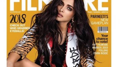 Photo of Deepika Padukone on the cover of Filmfare magazine’s January 2019 issue