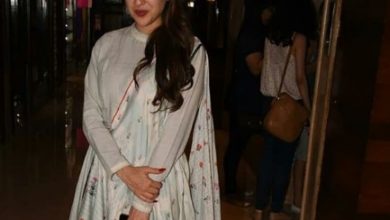 Photo of Sara Ali Khan looks elegant in this white anarkali