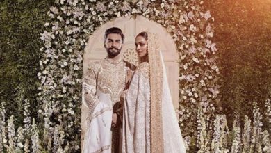 Photo of Deepika Padukone-Ranveer Singh looked stunning at their reception in Mumbai