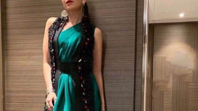 Photo of Karisma Kapoor pulls off this experimental sari look