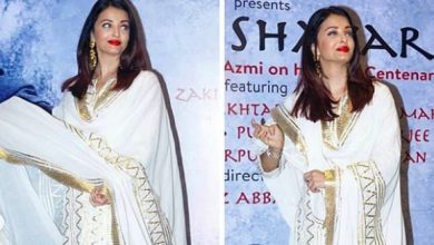 Photo of Aishwarya Rai Bachchan stuns in this white and golden suit