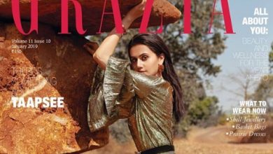 Photo of Taapsee Pannu on the cover of Grazia India magazine’s January 2019 issue