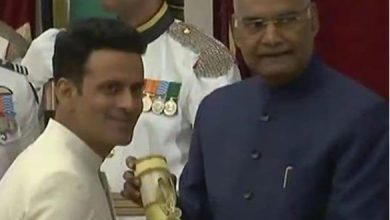 Photo of Manoj Bajpayee receives Padma Shri