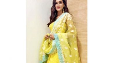 Photo of Kriti Sanon looks stunning in this yellow anarkali