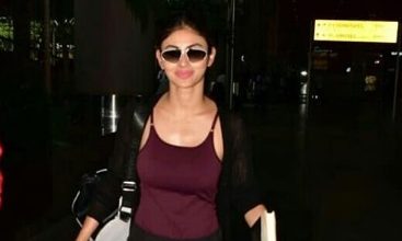 Photo of Mouni Roy’s airport style