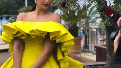 Photo of Sonam Kapoor Ahuja looked stunning in the yellow gown at Cannes