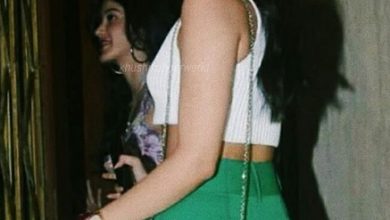 Photo of Khushi Kapoor looks pretty in this white corset top