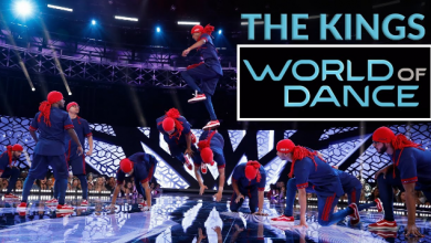 Photo of The World Of Dance trophy lifted by The Kings