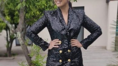 Photo of Huma Qureshi looks stunning in this black sequinned blazer