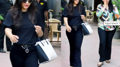 Photo of Kajol looked stunning in all black outfit