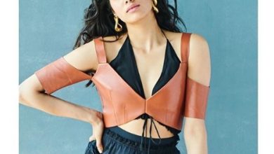 Photo of Janhvi Kapoor nails this black and brown leather Altuzarra ensemble