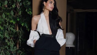 Photo of Athiya Shetty looks dazzling in this thigh-high slit slip dress