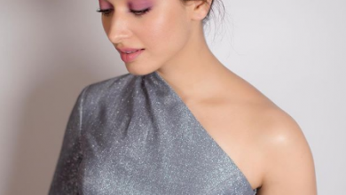 Photo of Tamannaah Bhatia looks super stylish in this one-shoulder silver dress