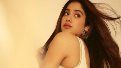 Photo of Janhvi Kapoor looks beautiful in a pristine white dress