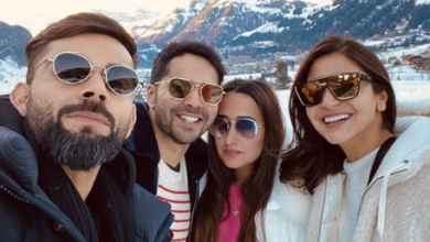 Photo of Varun Dhawan bumps into Virat and Anushka in Gstaad Switzerland