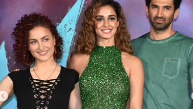 Photo of Disha Patani looks hot in a green bodycon dress