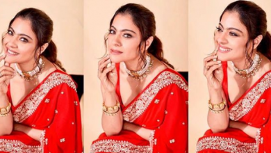 Photo of Kajol Devgn dazzles in a red sari