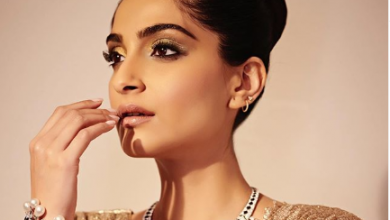 Photo of Sonam Kapoor dazzled in all gold ensemble