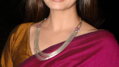 Photo of Dia Mirza looks elegant in this magenta sari