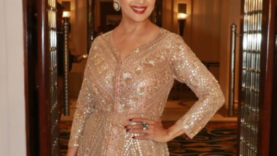 Photo of Madhuri Dixit stuns in this golden gown