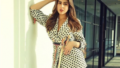 Photo of Sara Ali Khan slays it in a polka dot dress