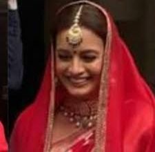 Photo of Dia Mirza looks radiant at her wedding ceremony