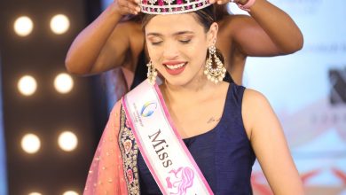 Photo of Goel Ganga Miss Fab India winner is Chelsea Stewart.