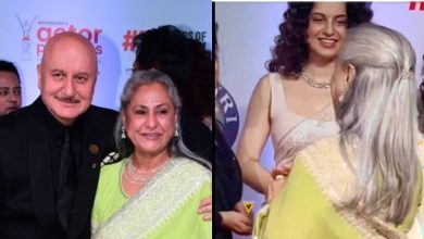 Photo of Is Jaya Bachchan ignoring Kangana Ranaut in the presence of Anupam Kher? Fans describe it as a “awkward encounter.”