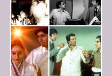 Photo of Hrishikesh Mukherjee and his mentor, Amitabh Bachchan: The guiding figure who propelled Big B into the limelight and shared laughter during the climax of ‘Anand’.