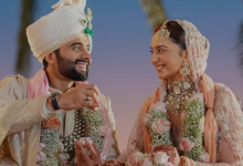 Photo of Rakul Preet Singh and Jackky Bhagnani share lovely first official wedding photos.