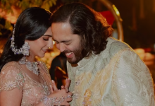 Photo of Anant Ambani and Radhika Merchant look lovely at their pre-wedding event.